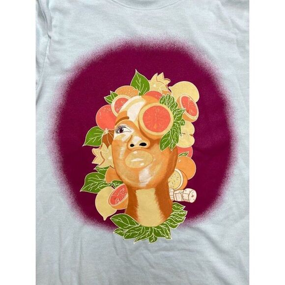 Black History Month Shirt Top Women's XXL 2XL Blue Purple Yellow Orange‎ Graphic - Picture 2 of 9